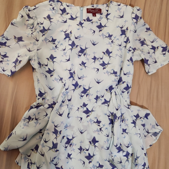 Project D Bluebird Peplum Dress ASO Pippa Middleton - Picture 5 of 8